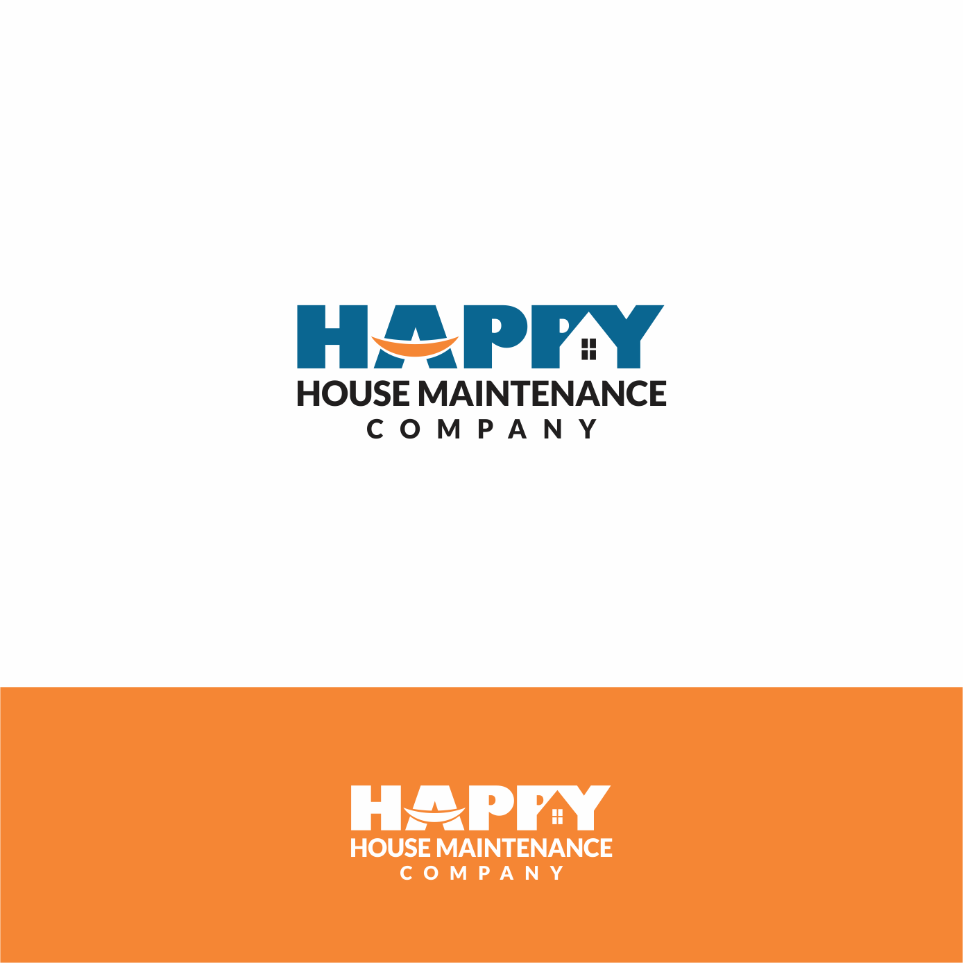 Diseño de Logo por Arham Hidayat para Happy House Maintenance Company, LLC. | Diseño #17761272