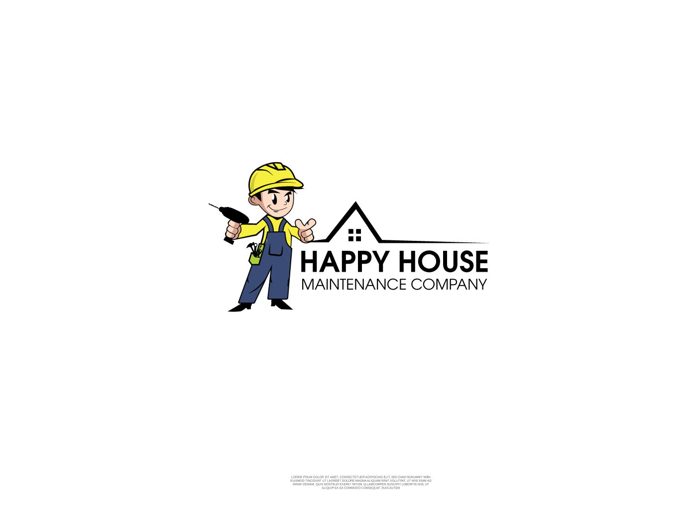 Logo Design by Shigh5 for Happy House Maintenance Company, LLC. | Design #17733921