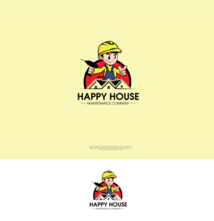 Logo Design by Shigh5 for Happy House Maintenance Company, LLC. | Design: #17733922