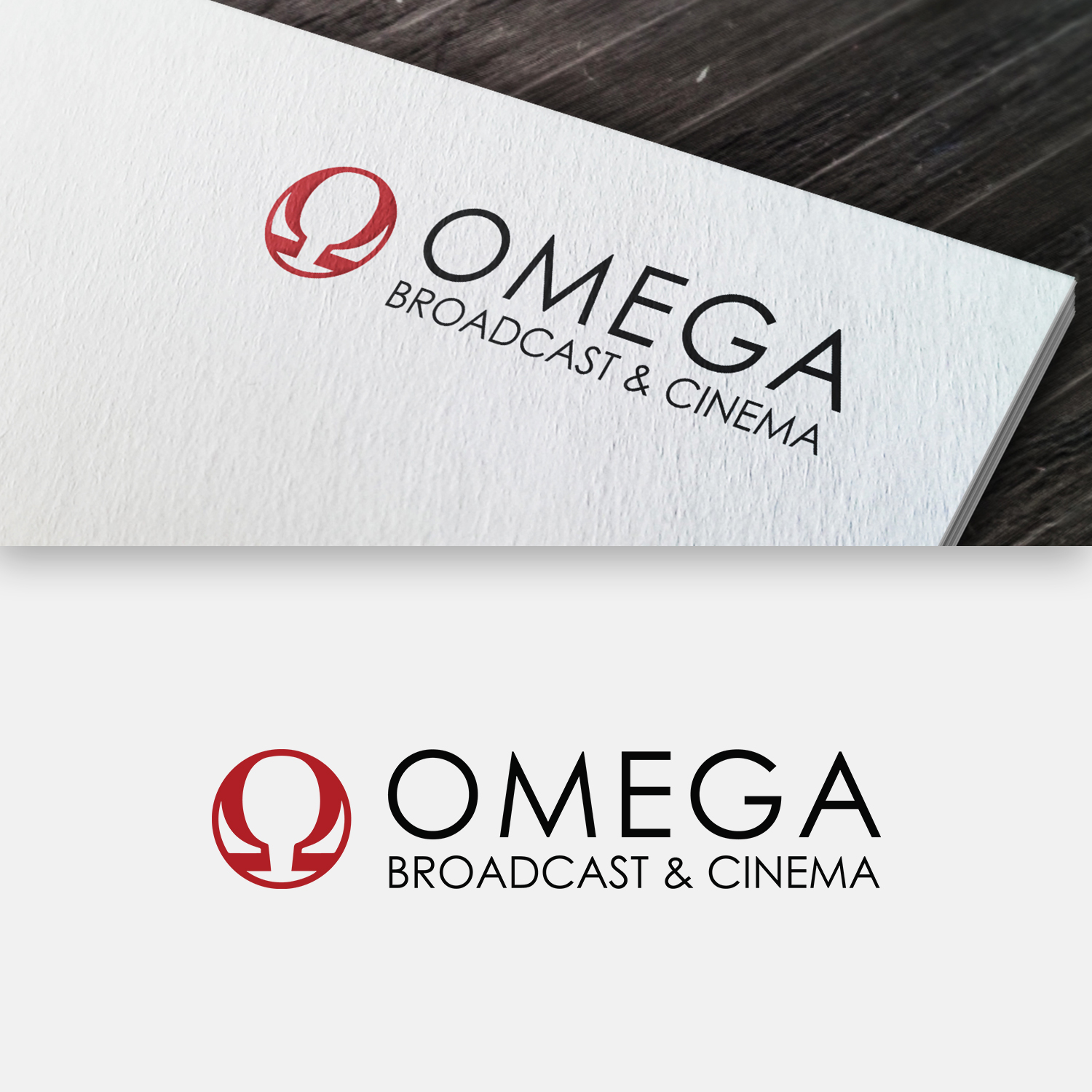 Logo Design by yhutomo for Omega Broadcast & Cinema, LP | Design #17688408