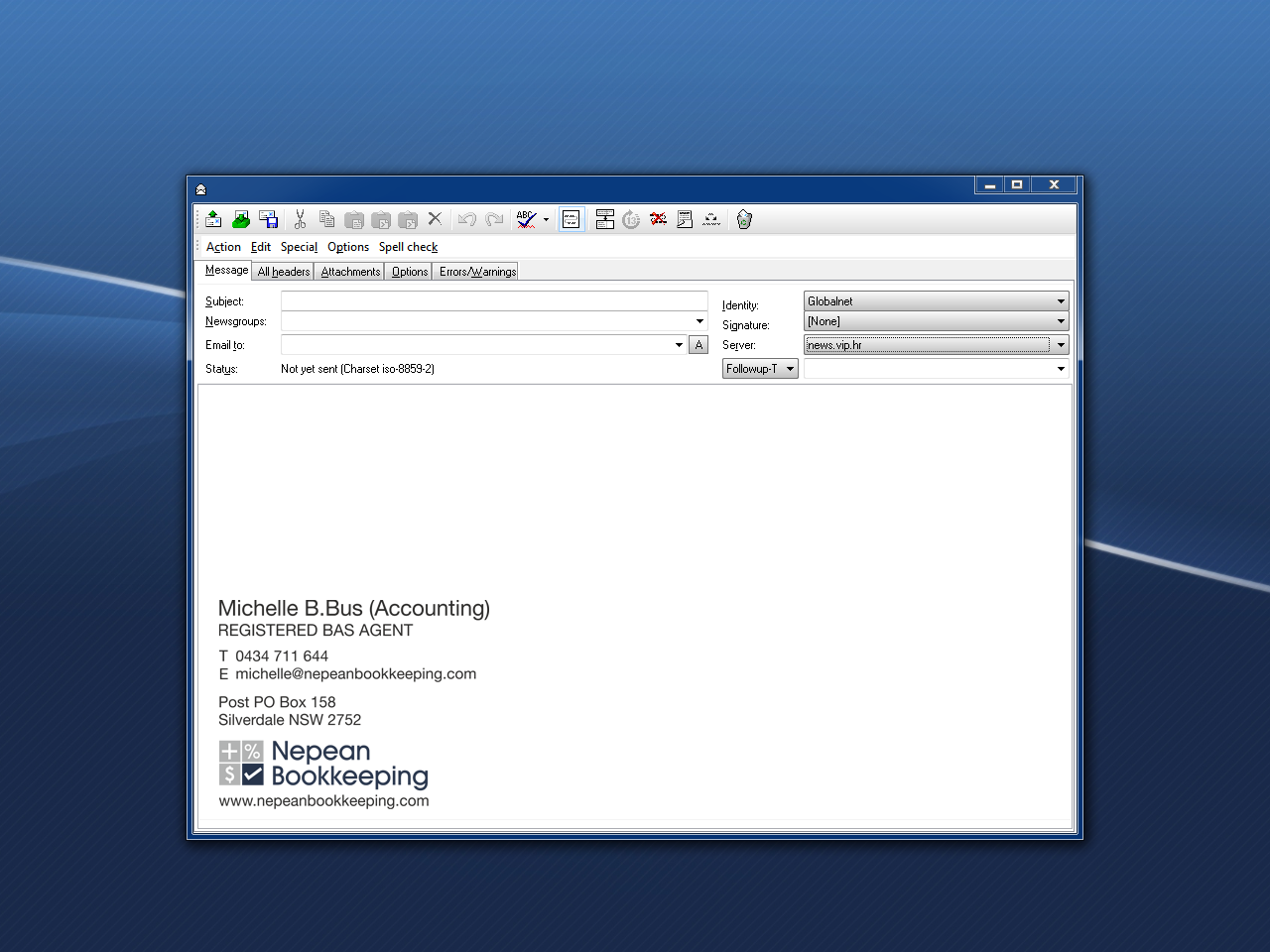 Stationery Design by HYPdesign for Nepean Bookkeeping  | Design #2753957