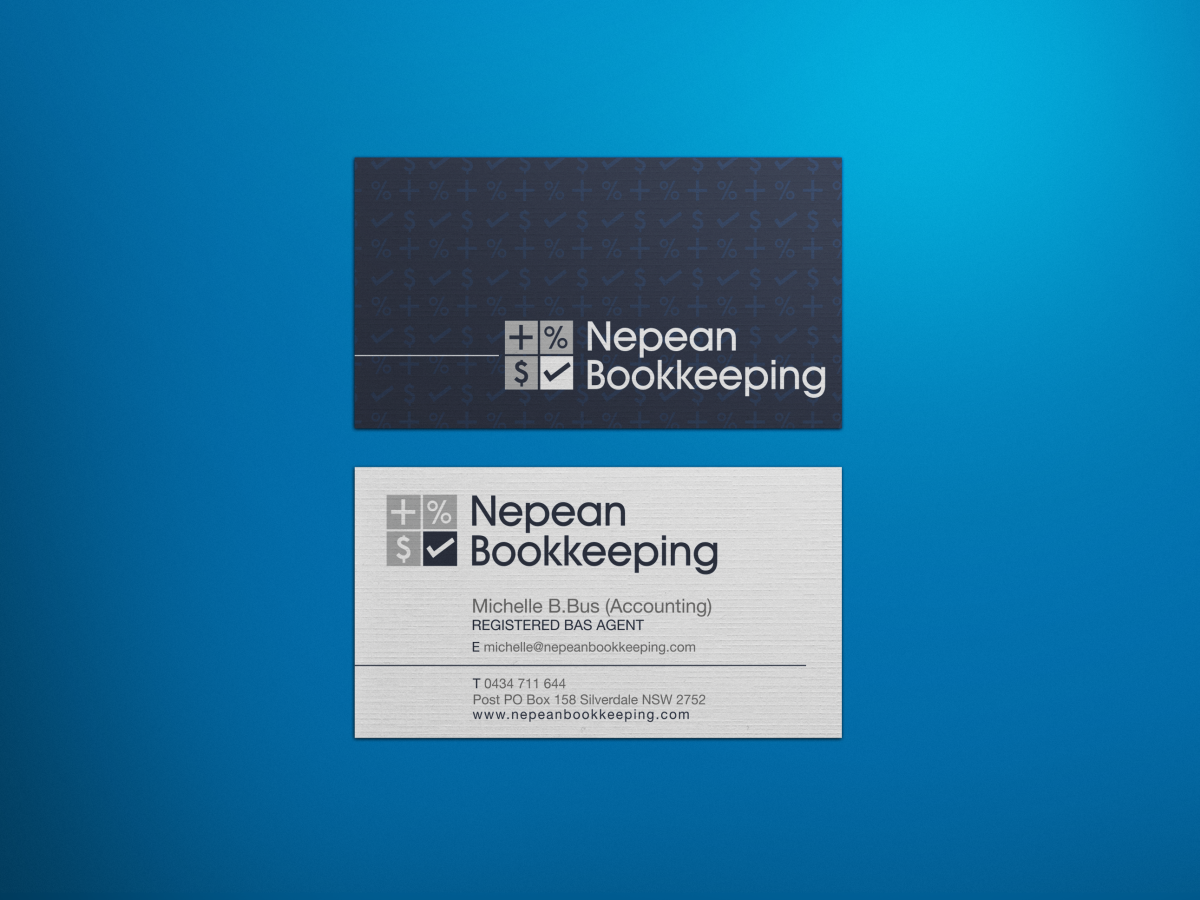 Stationery Design by HYPdesign for Nepean Bookkeeping  | Design #2753960