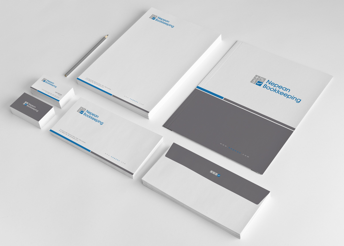 Stationery Design by logodentity for Nepean Bookkeeping  | Design #2773381