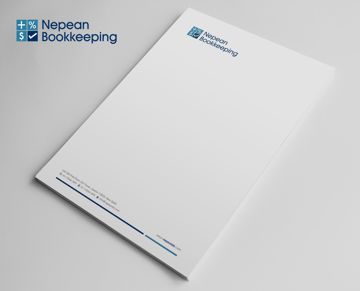 Design de Papeterie par logodentity pour Nepean Bookkeeping  | Design #2774942