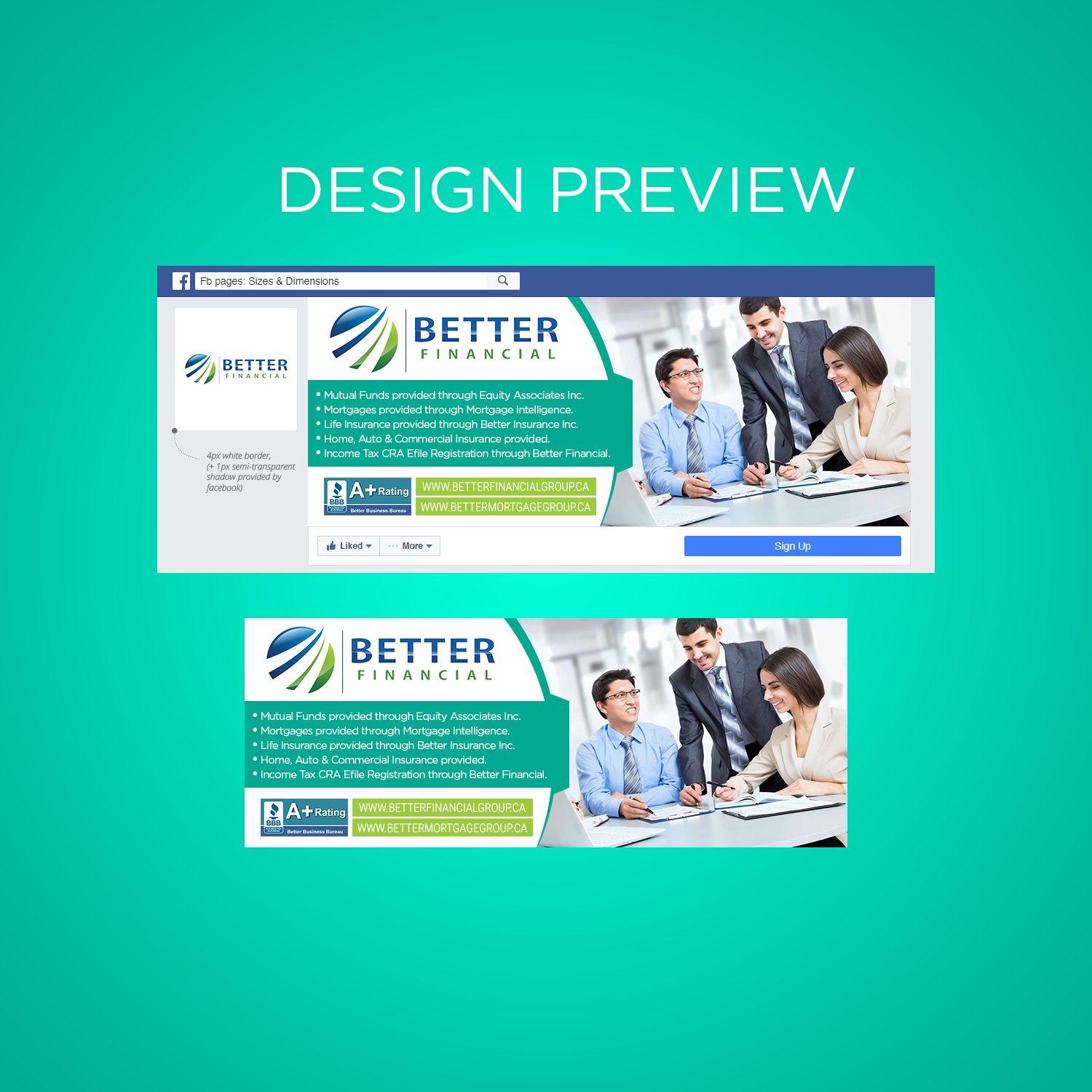 Facebook Design by Agnes Designs for Better Financial | Design #17732775
