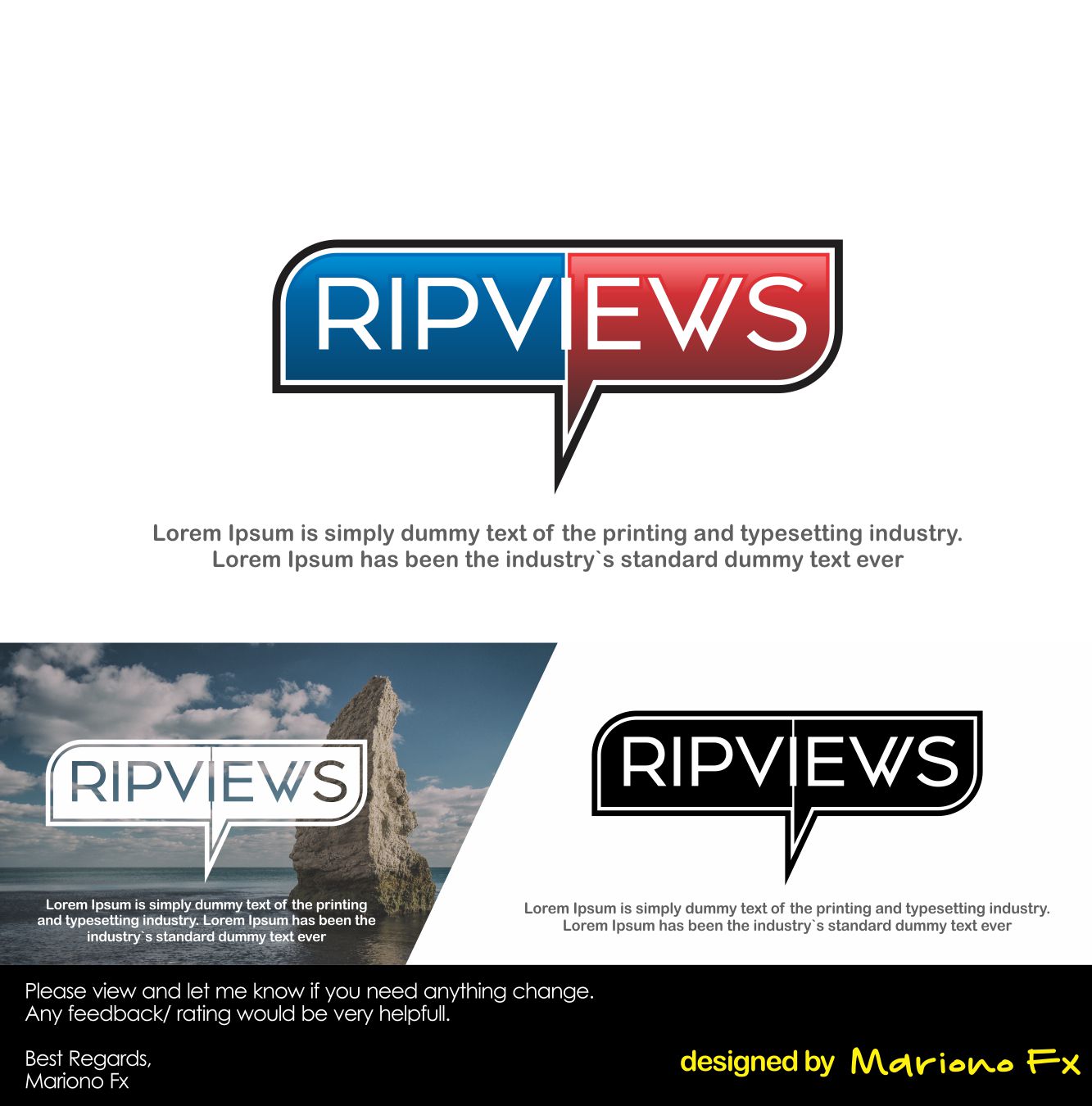 Logo-Design von Mariono Fx für Ripview | Design #17692752