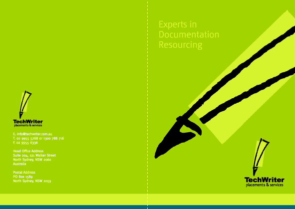 Card Design by logoclinic for Techwriter Placements  Servic | Design: #1457