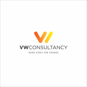VW Consultancy, good vibes for change | Logo Design by subhadip