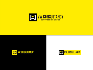 VW Consultancy, good vibes for change | Logo Design by Atvento Graphics
