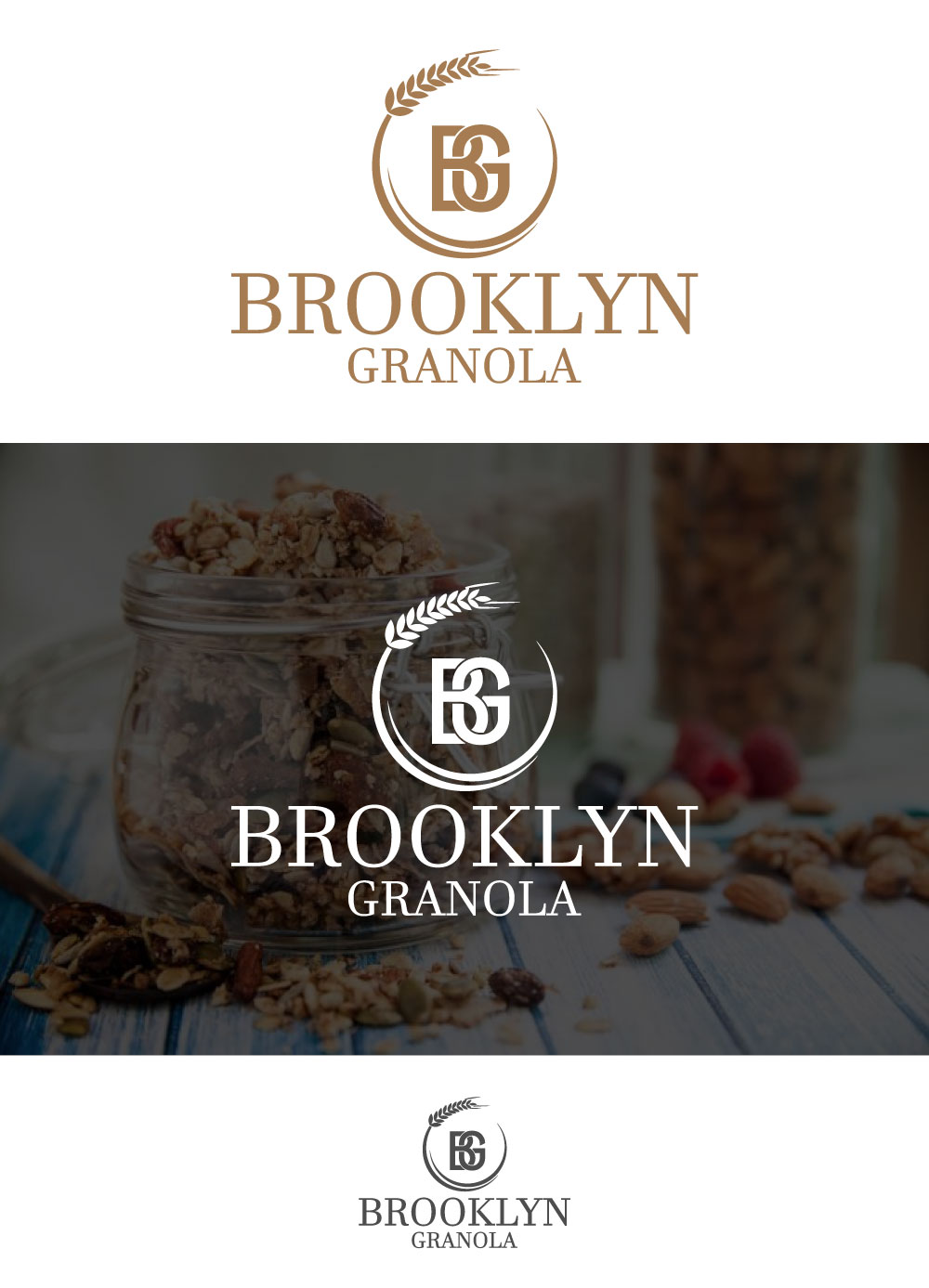 Logo Design by johnnyblackman for Brooklyn Granola | Design #17698748