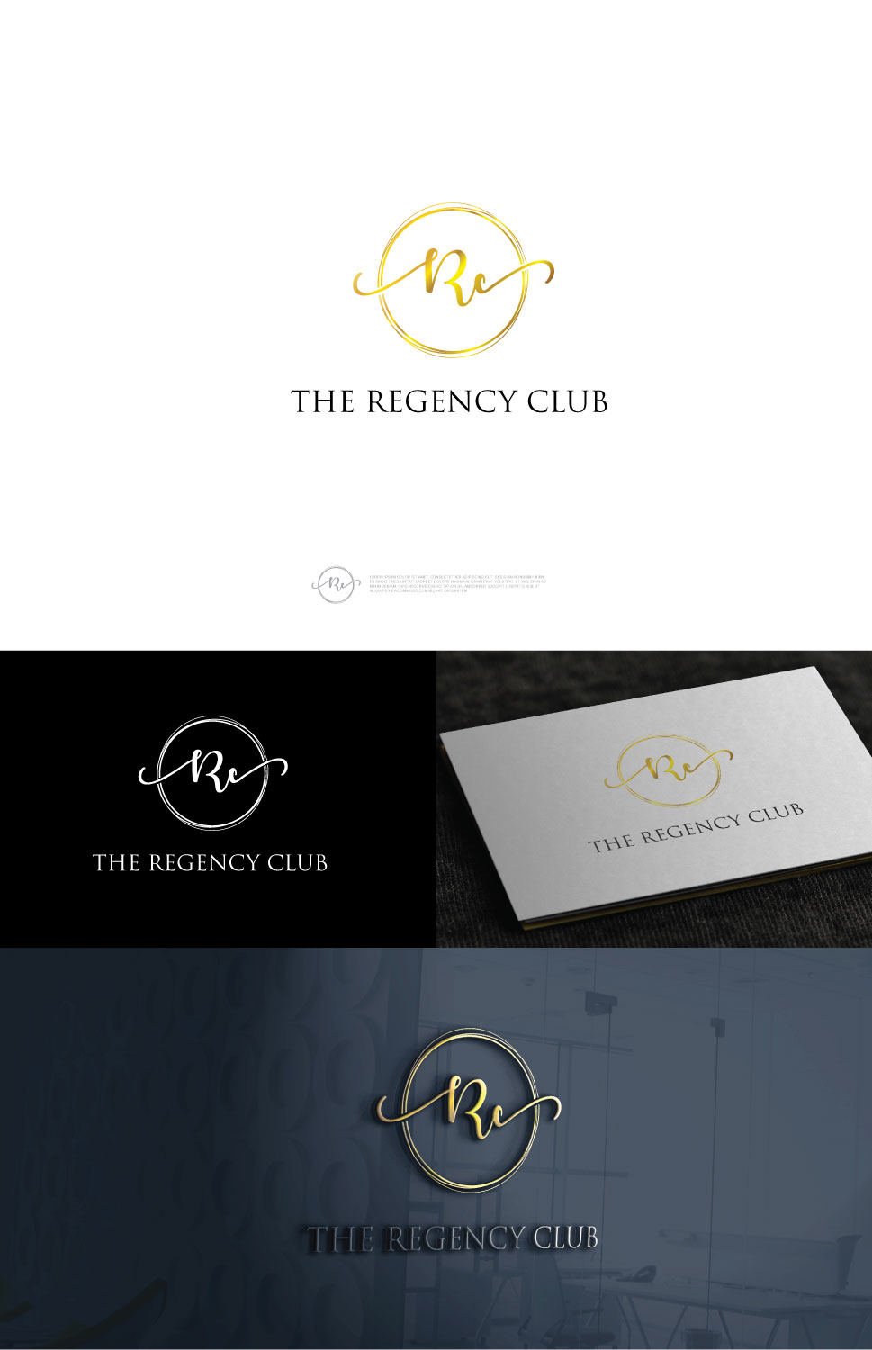 Diseño de Logo por Shigh5 para The Regency Club | Diseño #17679184