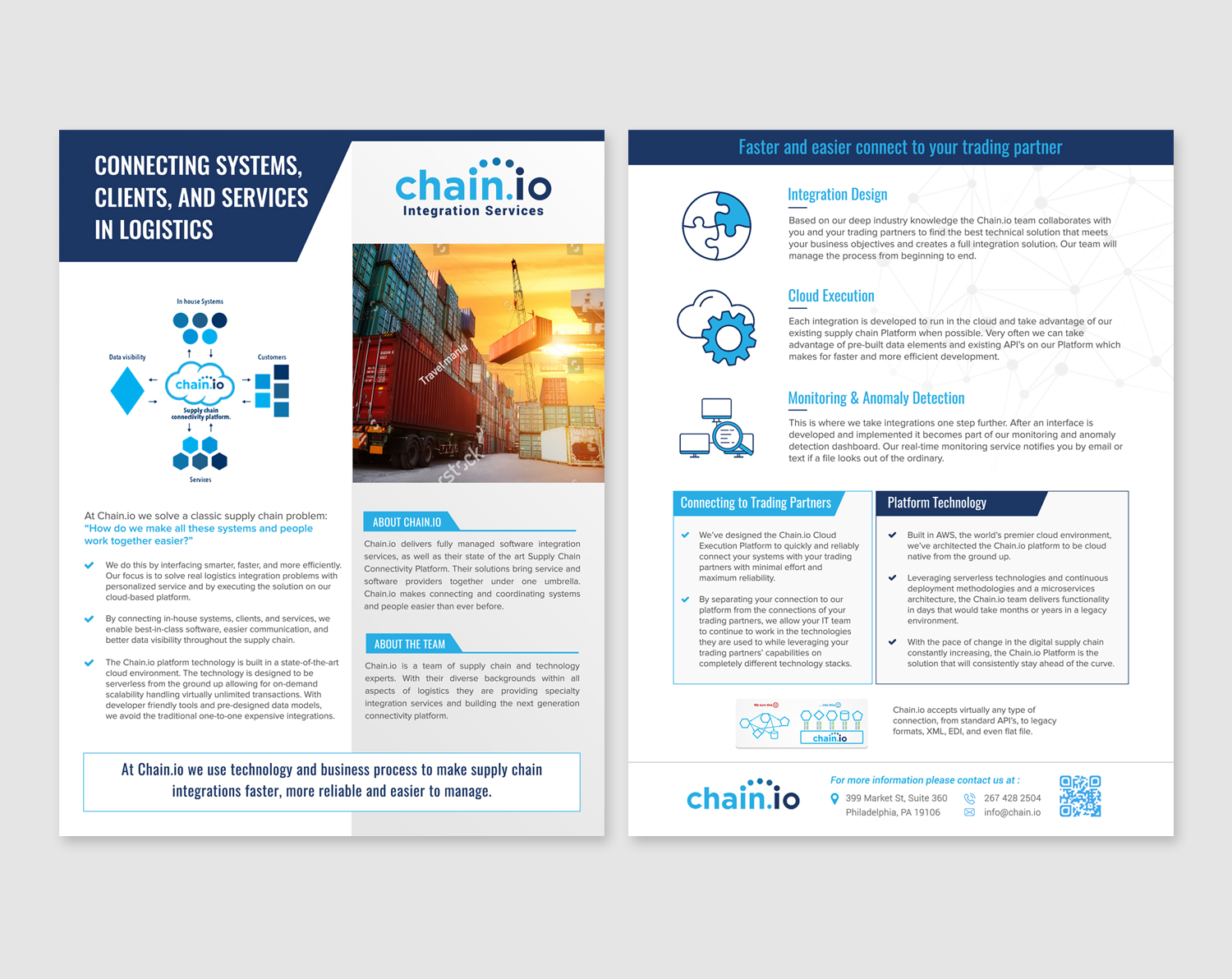 bold playful information technology flyer design for informational flyer design