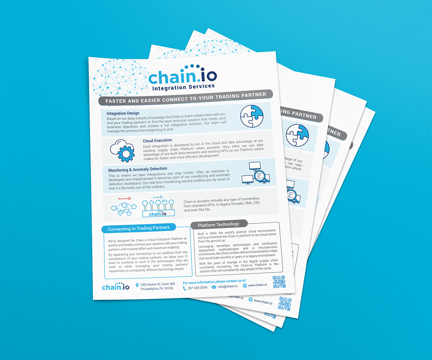 Flyer Design by Alexandar for Chain.io | Design #17714655