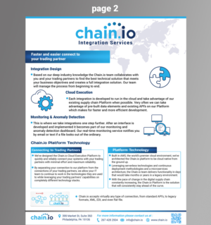 Diseño de Flyer por Webospite para Chain.io | Diseño #17687500