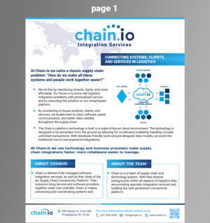 Flyer Design by Webospite for Chain.io | Design: #17687501