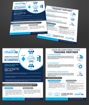 Flyer Design by debdesign for Chain.io | Design: #17692368