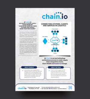 Diseño de Flyer por V3 para Chain.io | Diseño #17729520