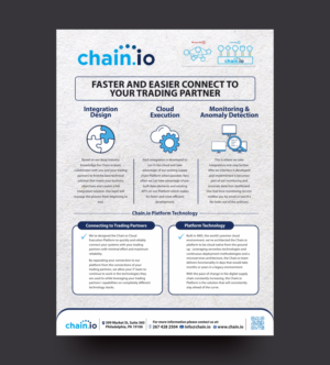 Flyer Design by V3 for Chain.io | Design: #17729522