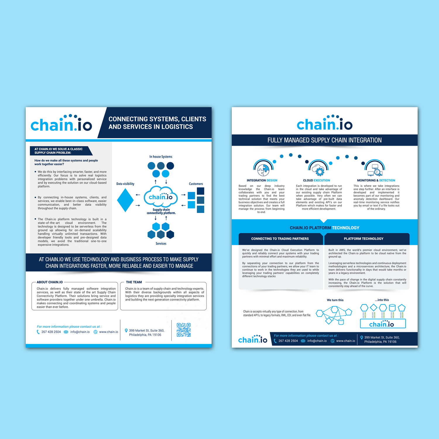 Flyer-Design von Deepak_9_Malhotra für Chain.io | Design #17737766