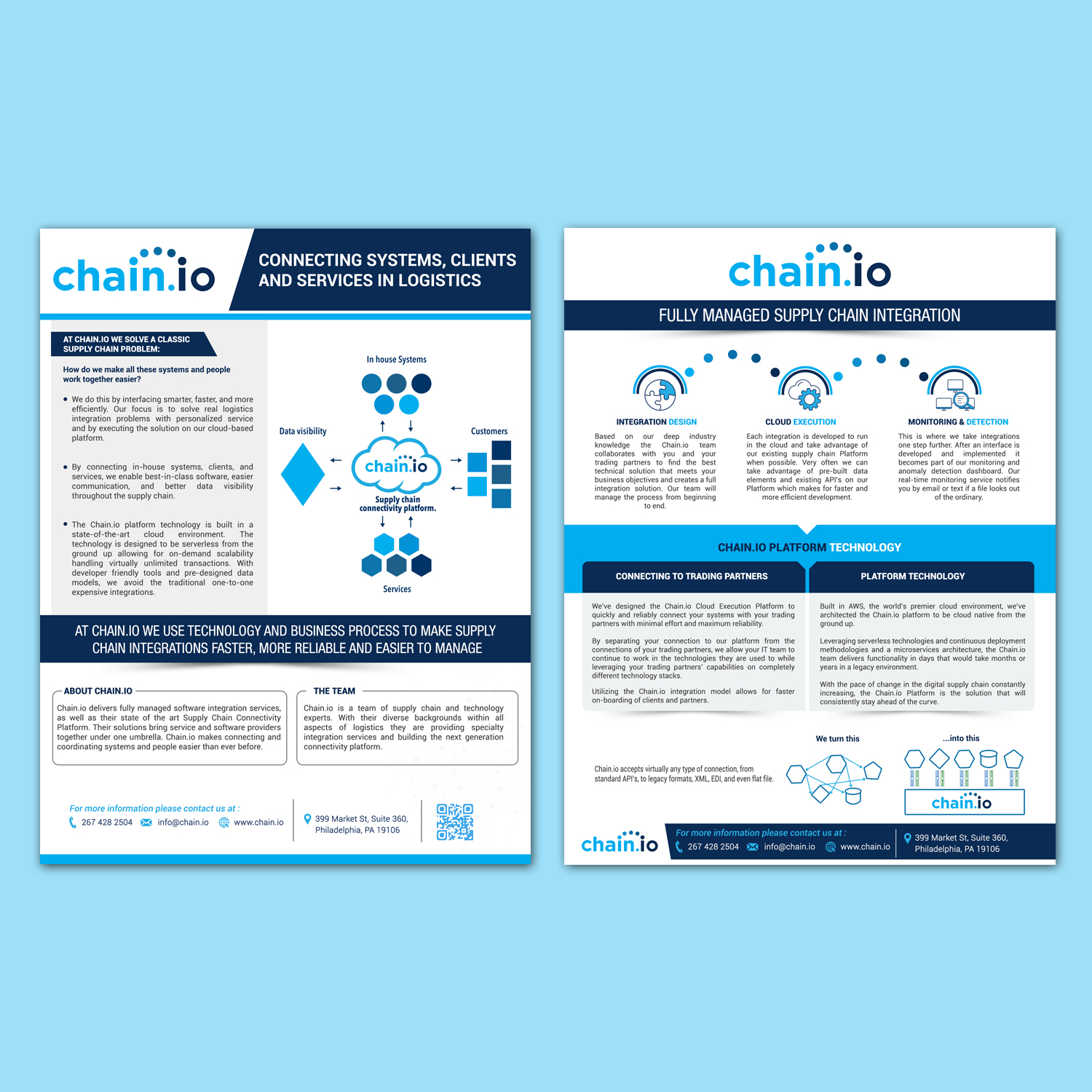 Flyer-Design von Deepak_9_Malhotra für Chain.io | Design #17780538