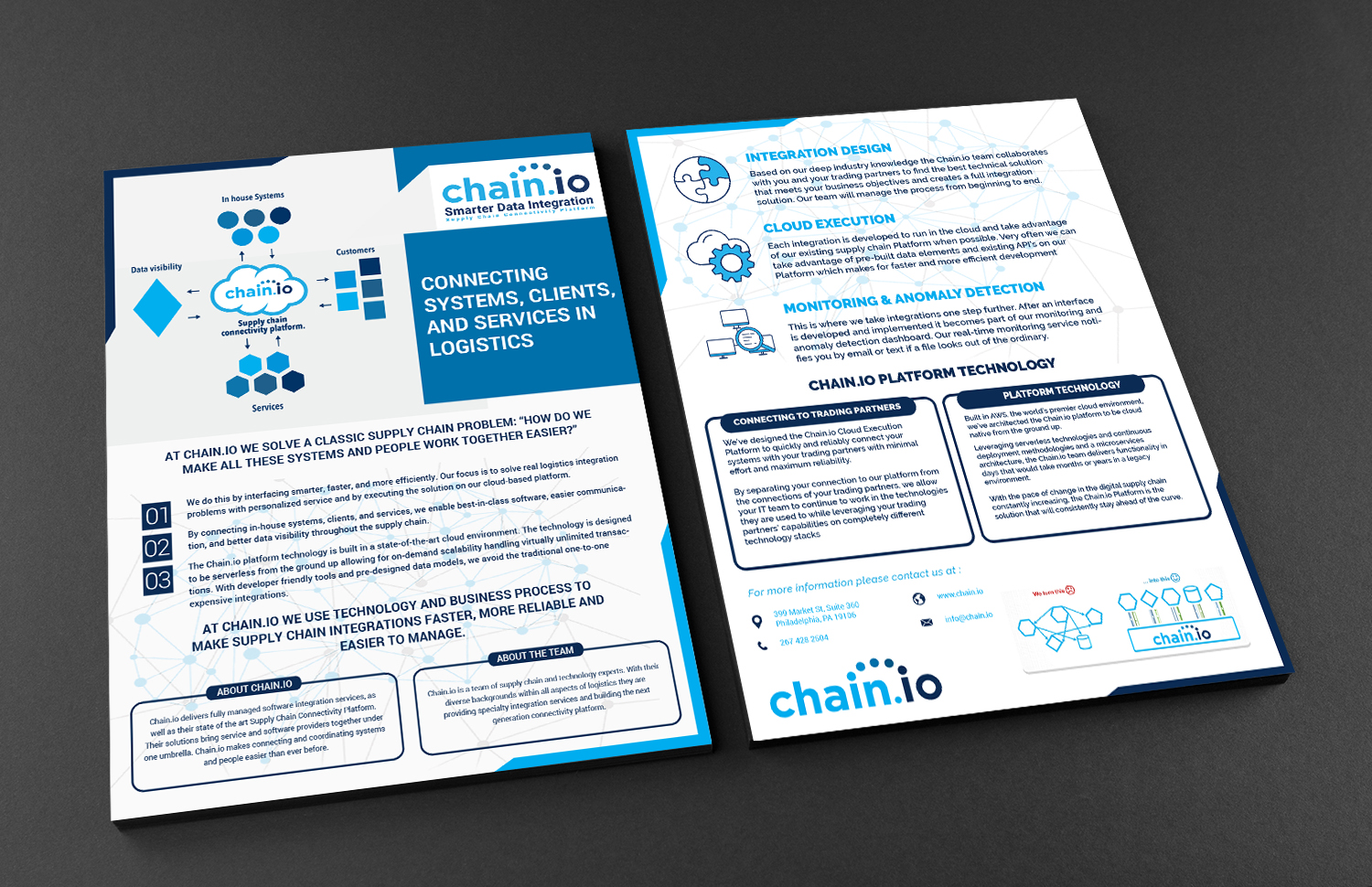 Flyer Design by Mime Artworks for Chain.io | Design #17716989