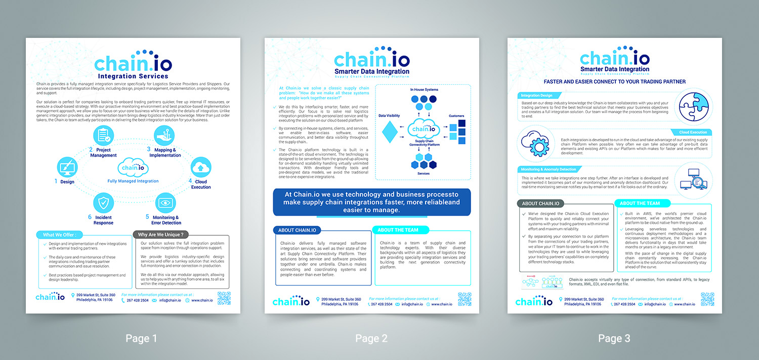 Flyer Design by SAI DESIGNS for Chain.io | Design #17704005