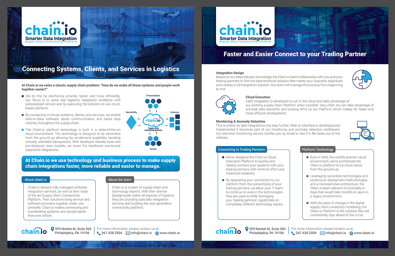 Flyer-Design von Emmanuel Creations für Chain.io | Design #17725502