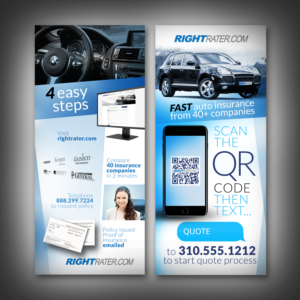 RIGHTRATER Rack Card Design Project | Diseño de Flyer por see why