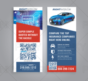 RIGHTRATER Rack Card Design Project | Diseño de Flyer por Pinky 