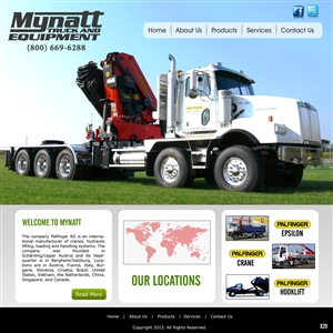 Web-Design von pb für Mynatt Truck & Equipment Co. | Design: #646833