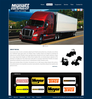 Web-Design von pb für Mynatt Truck & Equipment Co. | Design: #650046