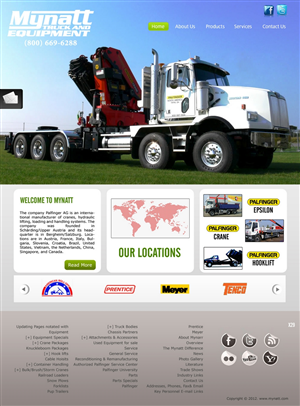 Web-Design von pb für Mynatt Truck & Equipment Co. | Design: #688121