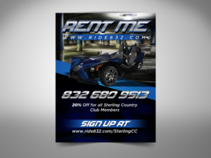 Diseño Publicitario por Priyo Subarkah para Houston Slingshot Rental | Diseño: #17679790