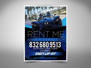 Flyer Advertisement Design for exotic rental company | Werbe-Design von Priyo Subarkah