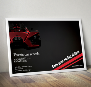 Advertisement Design by yugamyuparo for Houston Slingshot Rental | Design: #17677246