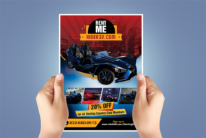 Diseño Publicitario por alpesh9520 para Houston Slingshot Rental | Diseño: #17679023