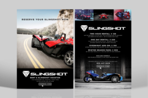 Diseño Publicitario por Juan Andahur para Houston Slingshot Rental | Diseño: #17731471