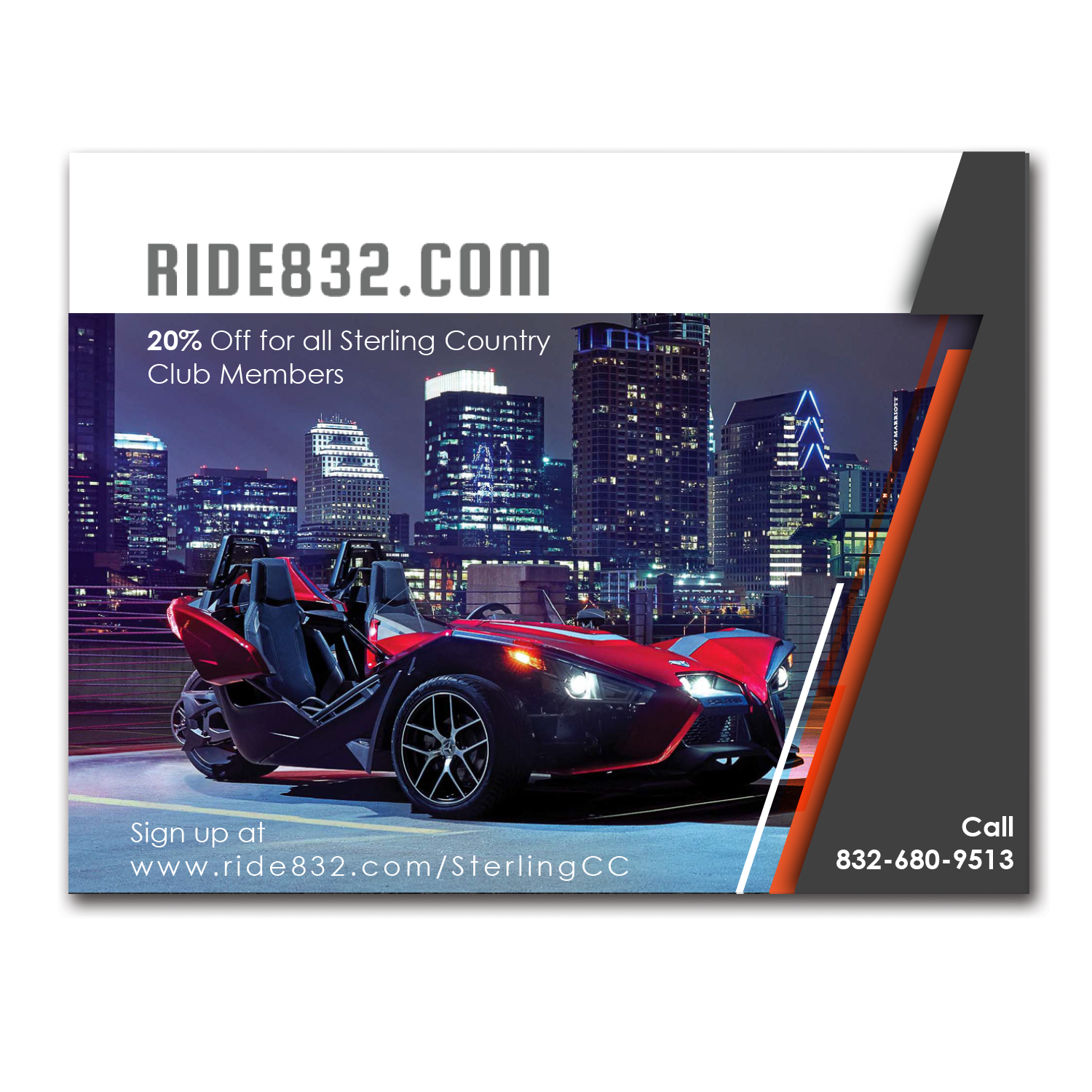 Diseño Publicitario por nafizrahat para Houston Slingshot Rental | Diseño #17683263