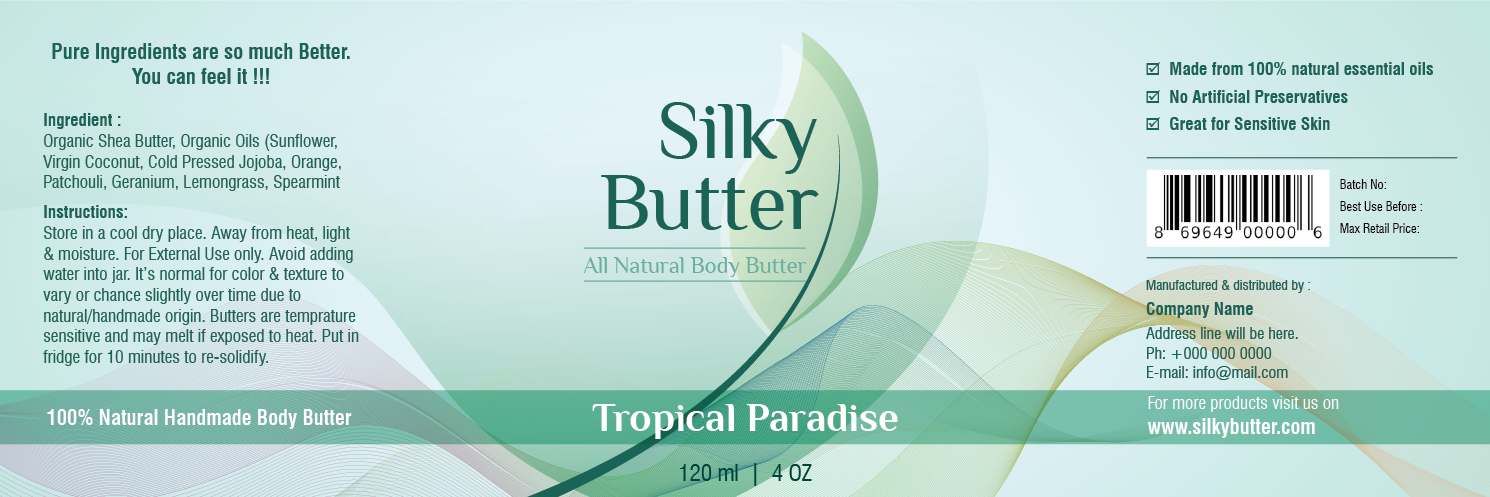 Verpackungs-Design von Akshar Shailesh für Silky Butter | Design #17692734