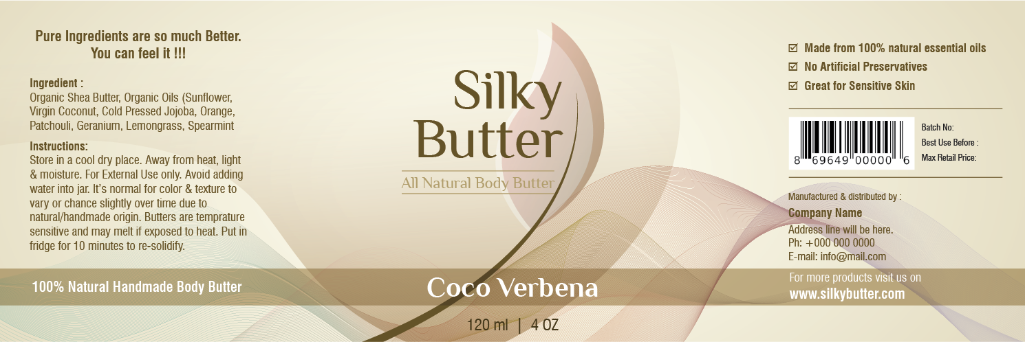 Diseño de Empaque por Akshar Shailesh para Silky Butter | Diseño #17692847