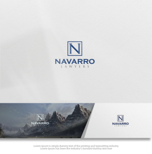 Diseño de Logo por groomfox para Navarro Lawyers | Diseño: #17695134