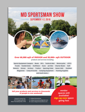 MD Sportsman & Outdoor Show | Flyer Design by AbyJohns