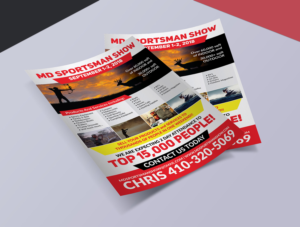 Flyer Design by Deziners Zone for MD Sportsman Show | Design: #17703284