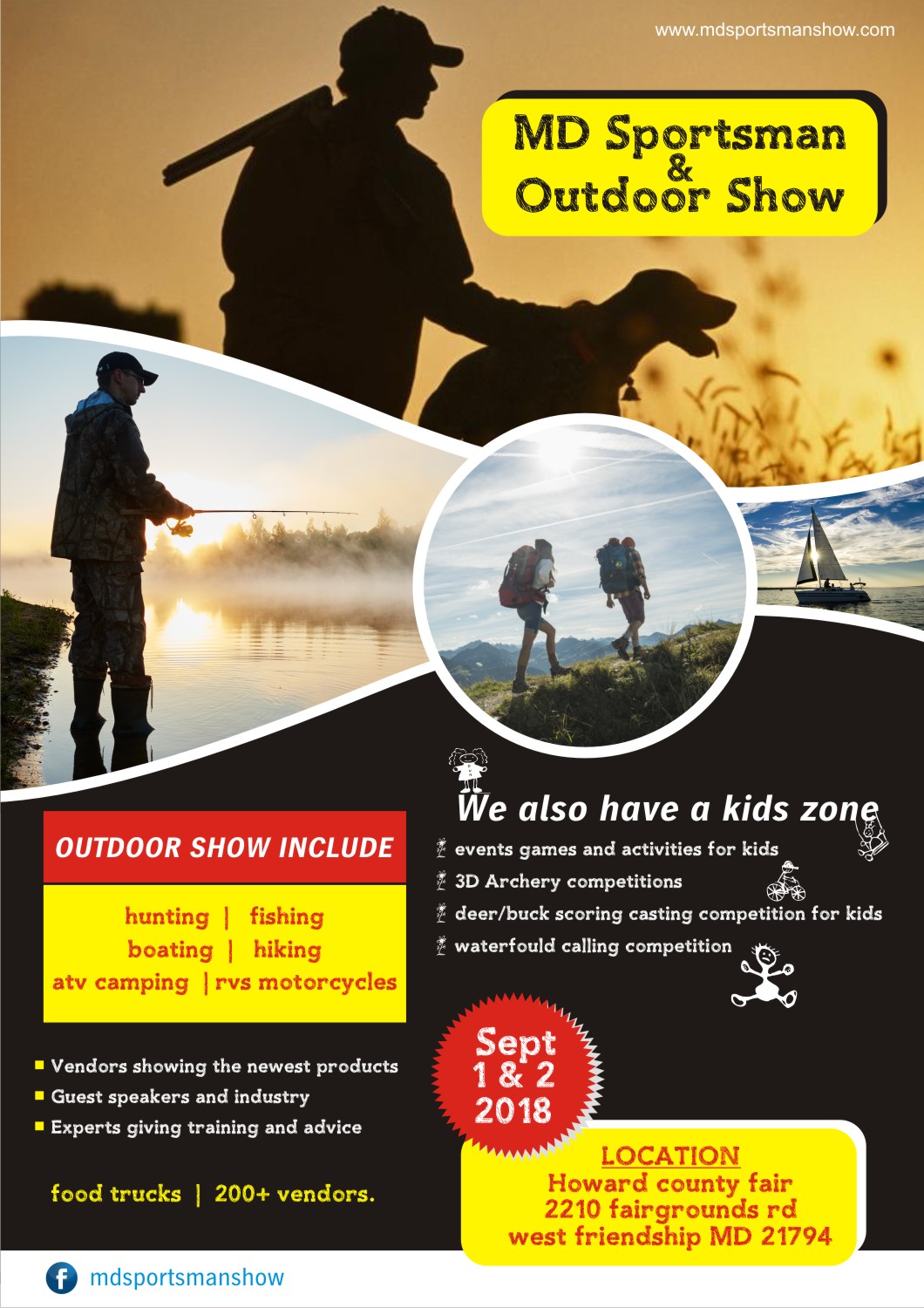 Flyer Design by vasanth6960 for MD Sportsman Show | Design #17725620