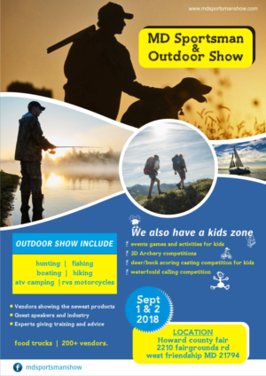 Flyer Design by vasanth6960 for MD Sportsman Show | Design: #17725621