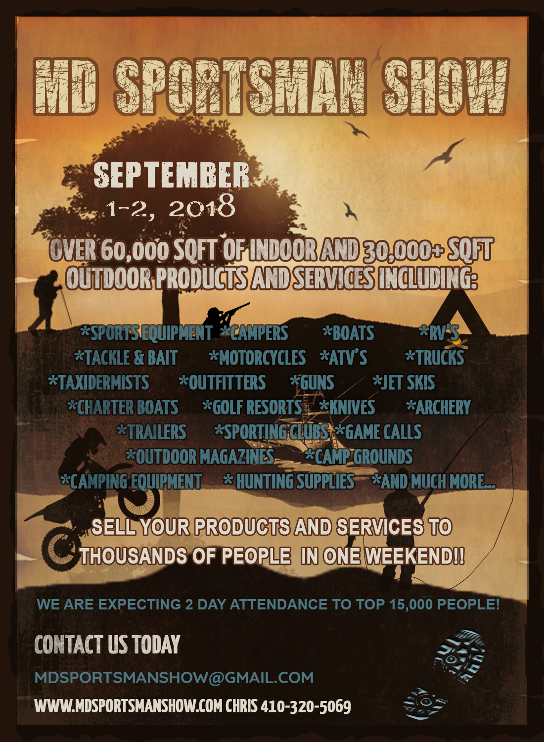 Flyer Design by sormaz.tanja for MD Sportsman Show | Design #17695079