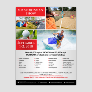 Flyer Design by Schöpfer for MD Sportsman Show | Design: #17706463