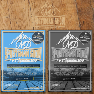 Flyer Design by Splash Design for MD Sportsman Show | Design #17684050