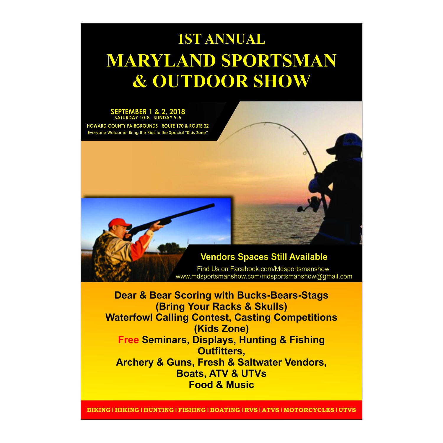 Diseño de Flyer por sengupta.priya89 para MD Sportsman Show | Diseño #17714925