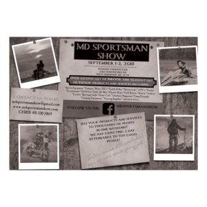 Flyer Design by Skybluedesignstudio for MD Sportsman Show | Design: #17695491